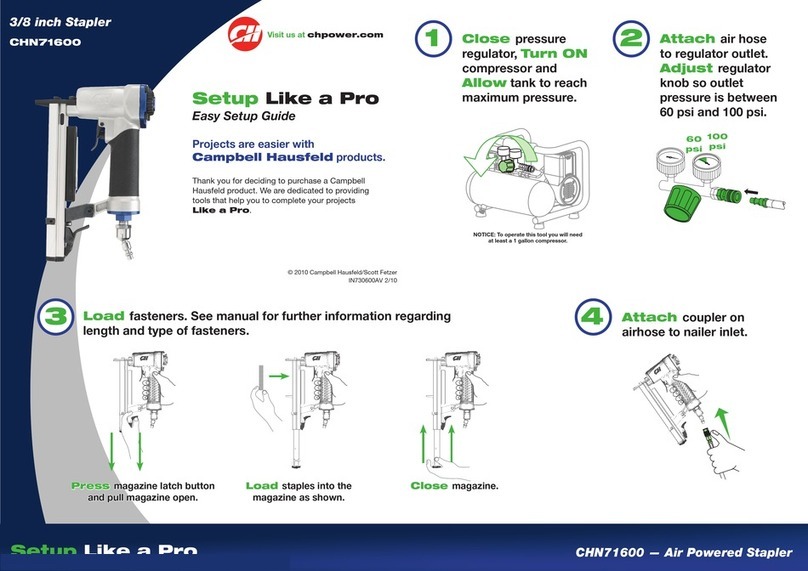 Campbell Hausfeld CHN71600 Easy setup guide