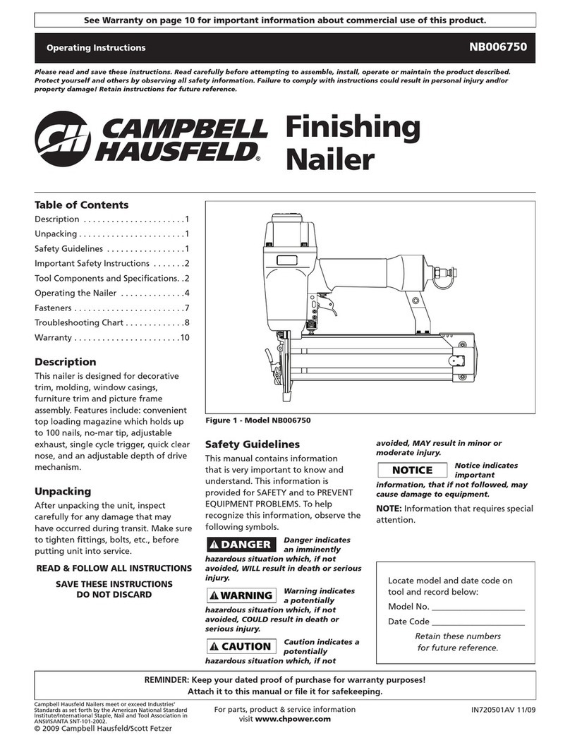 Campbell Hausfeld IN720501AV operating instructions