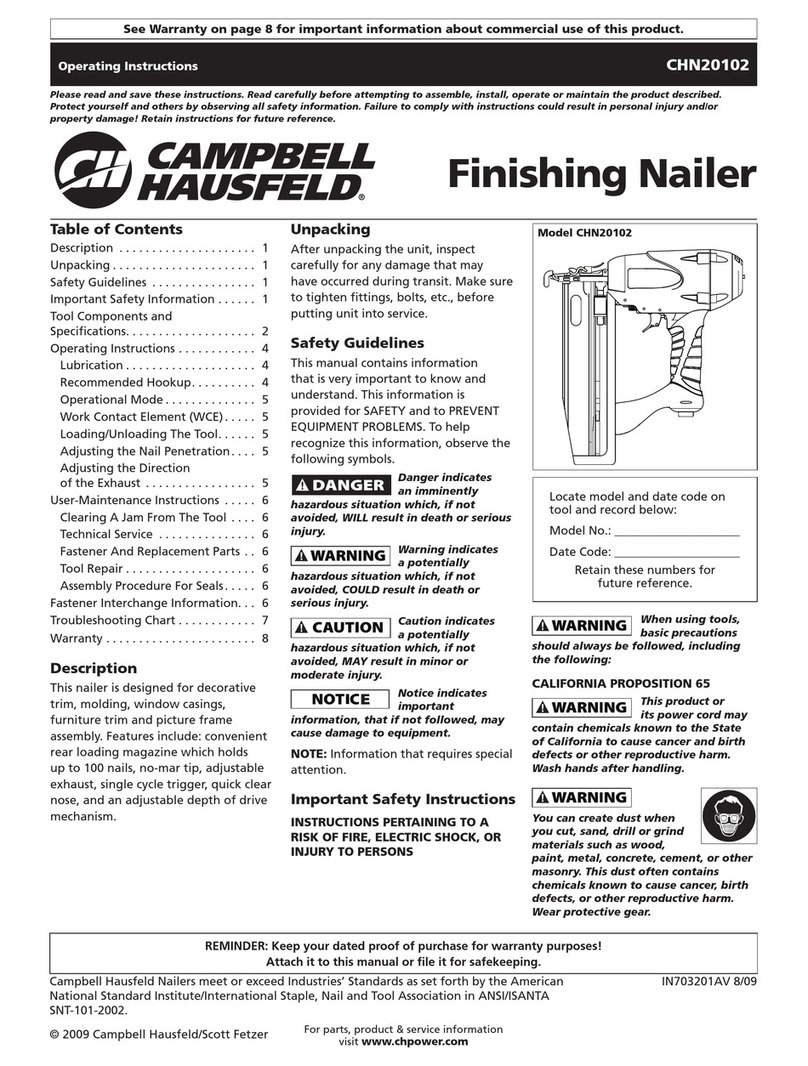 Campbell Hausfeld CHN20102 operating instructions