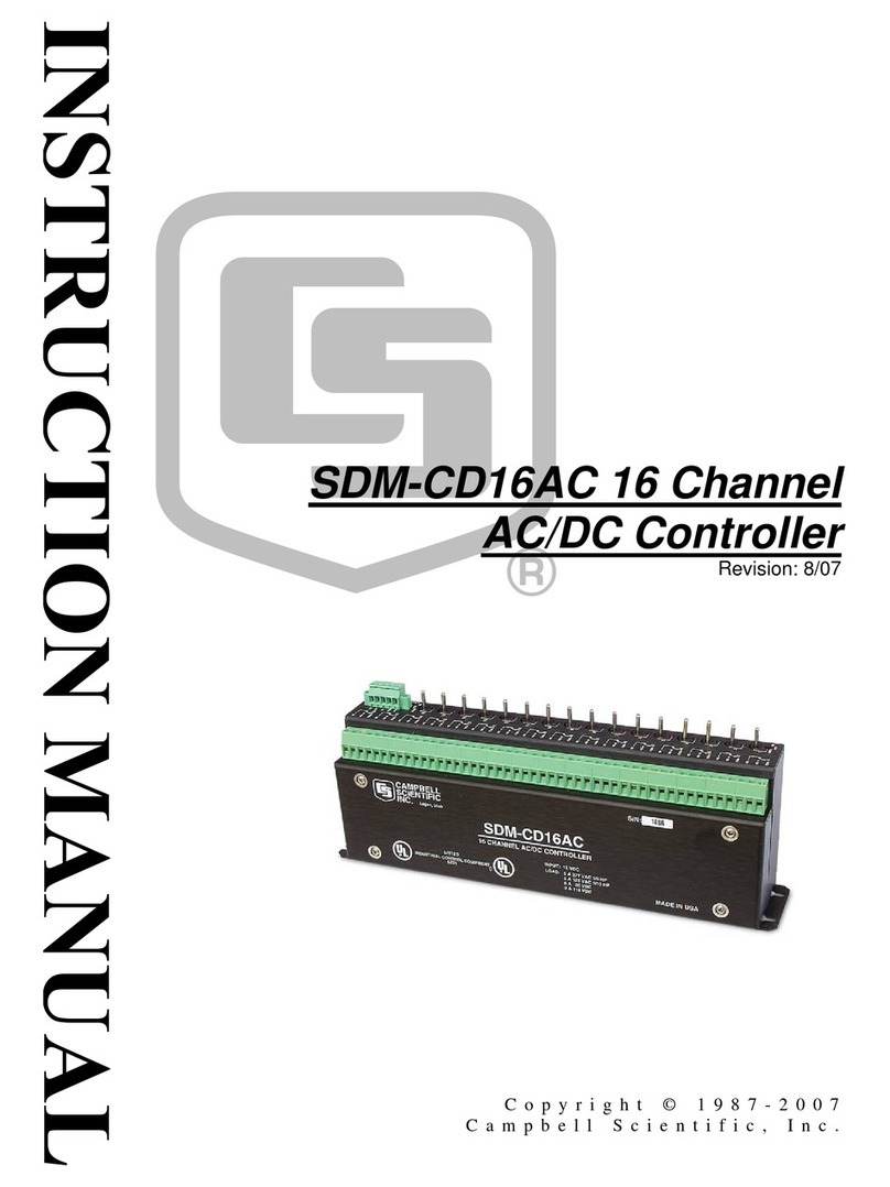 Campbell SDM-CD16AC User manual