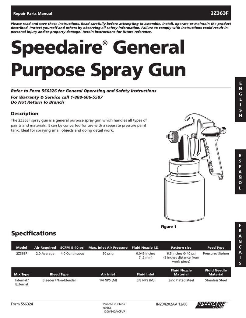 Campbell Hausfeld Speedaire 2Z363F Owner's manual