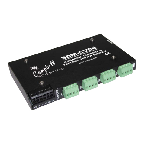 Campbell 4-Channel Current/Voltage SDM-CVO4 user guide Campbell 4-Channel Current/Voltage SDM-CVO4 user guide
