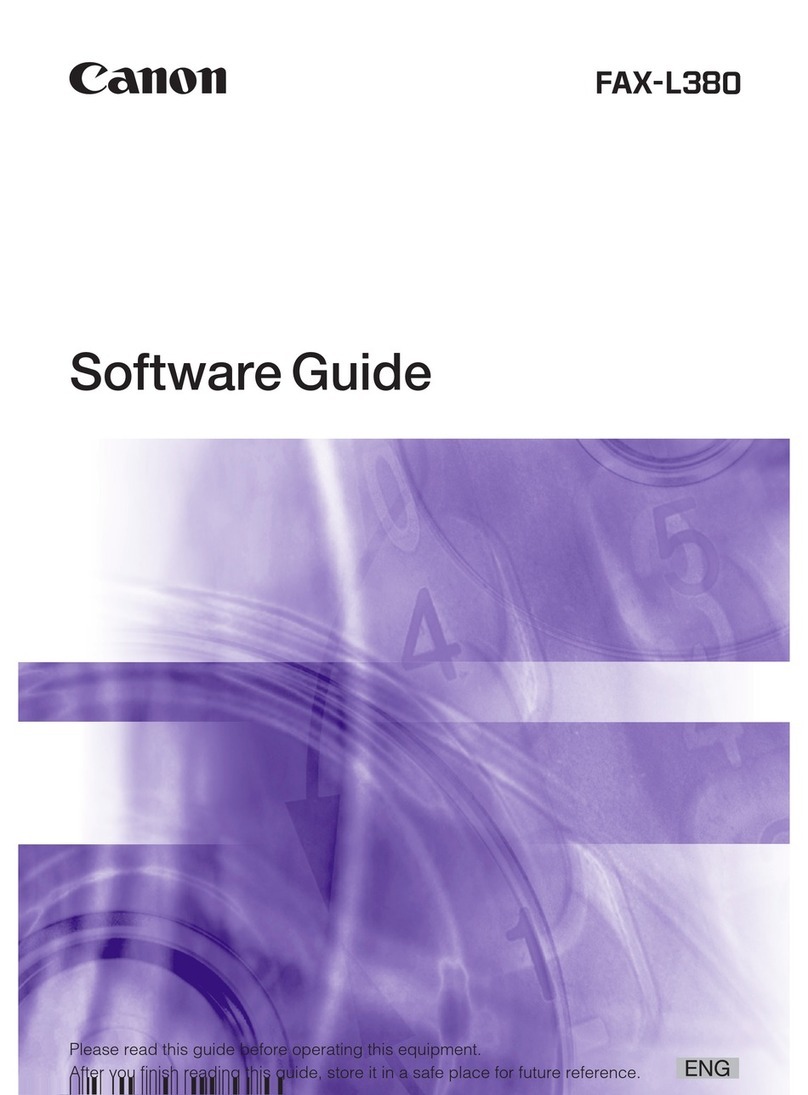 Canon FAX-L380 Quick start guide