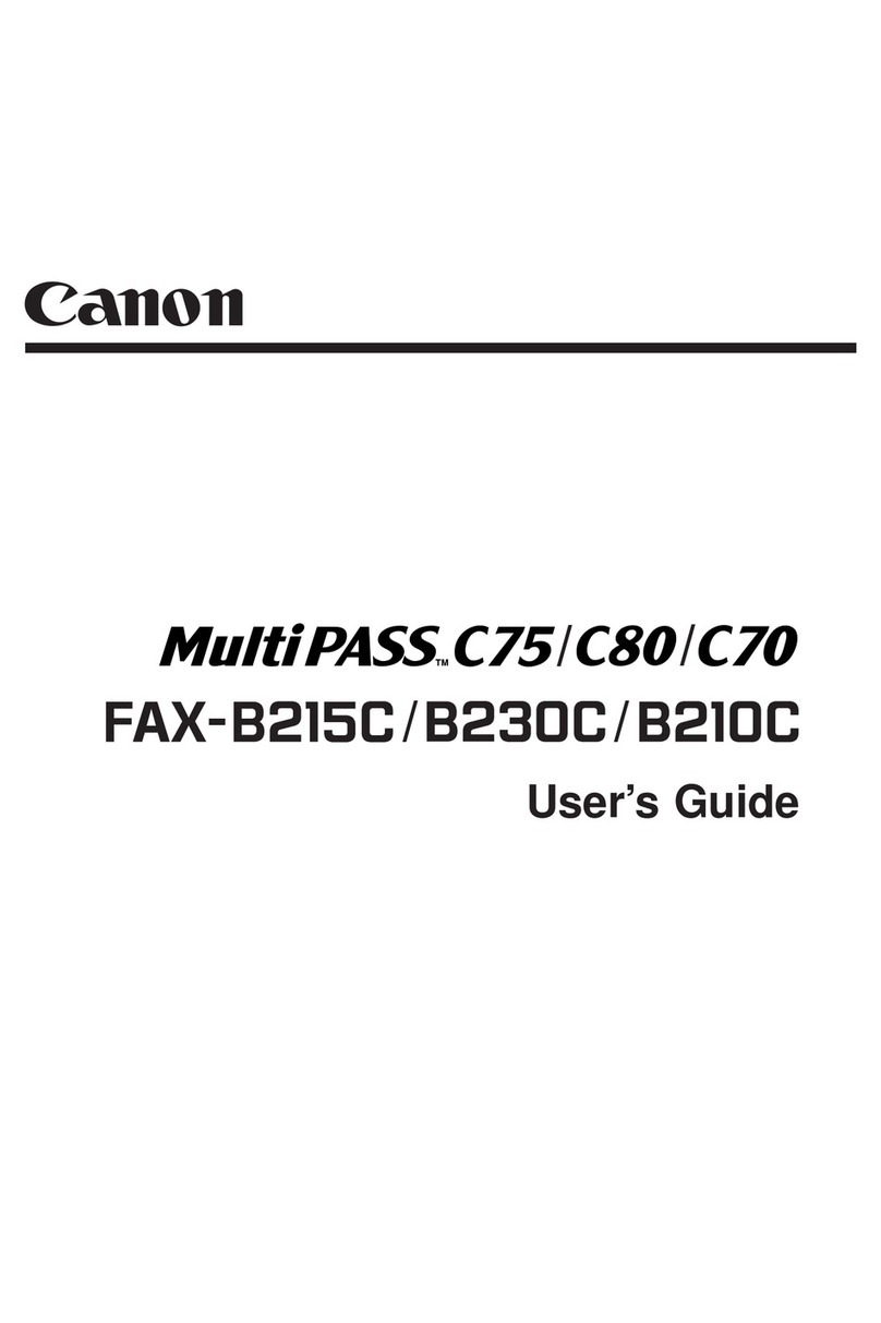 Canon MULTIPASS C75 User manual