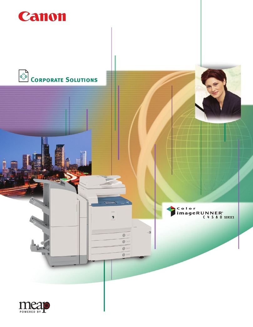 Canon C4580 Series Brochure & specs