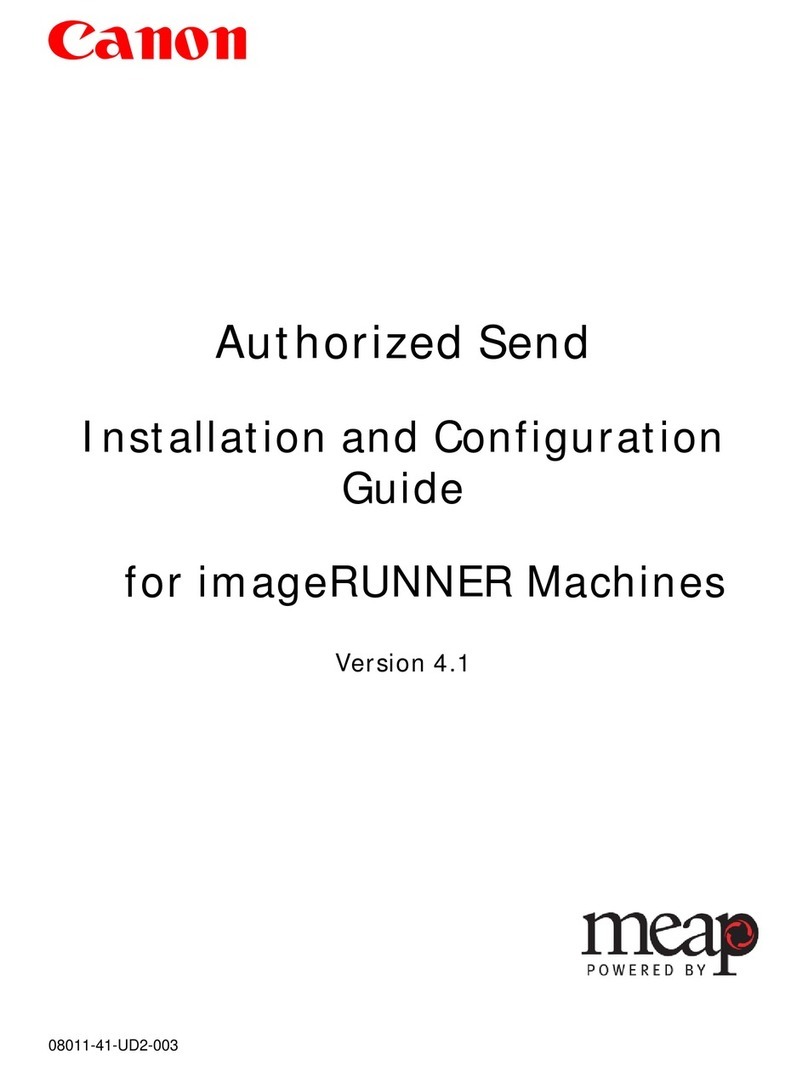 Canon 08011-41-UD2-003 Installation and configuration guide