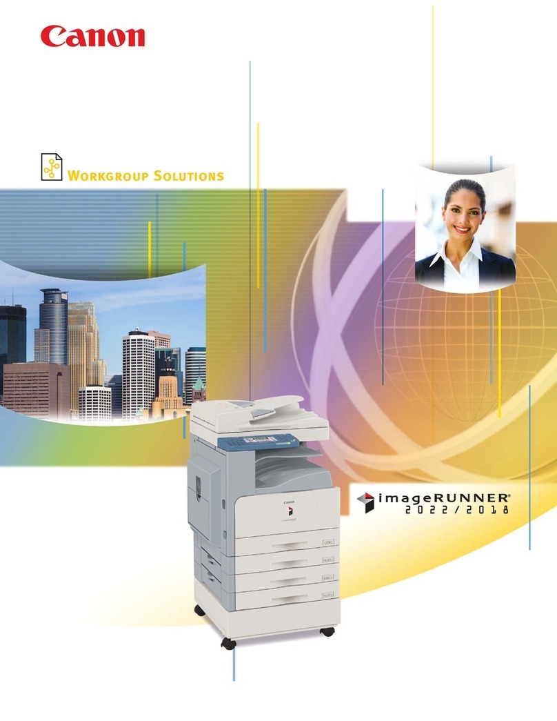 Canon imageRunner 2022 User manual Canon imageRunner 2022 User manual