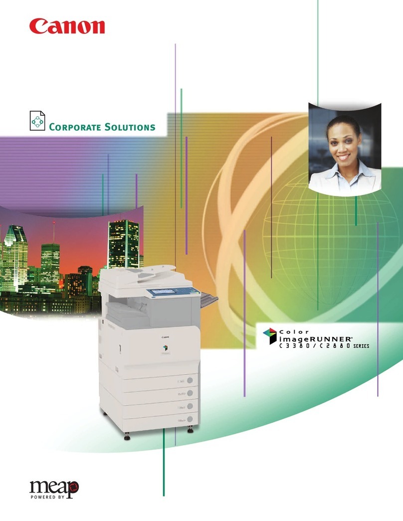 Canon Color imageRUNNER C2880 User manual