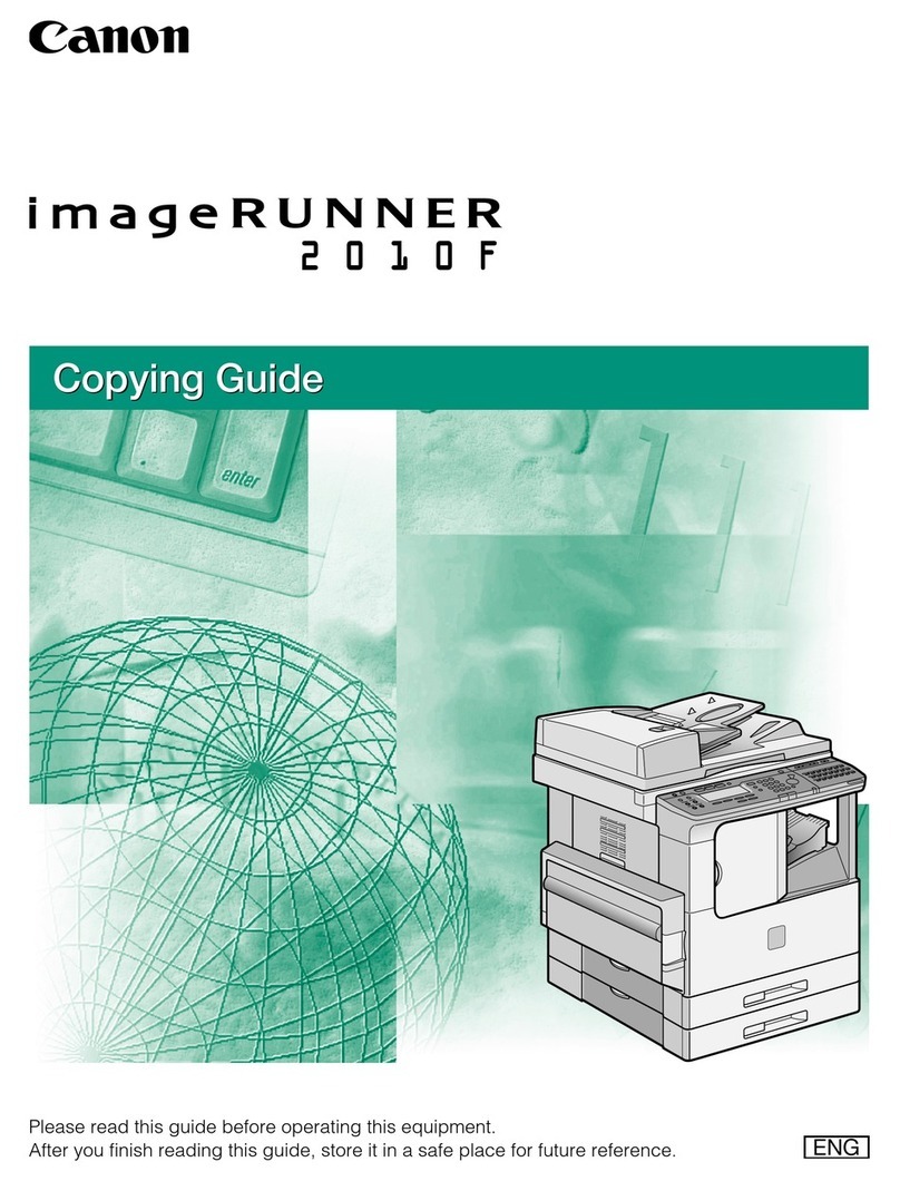 Canon IMAGERUNNER 2010F Copying guide