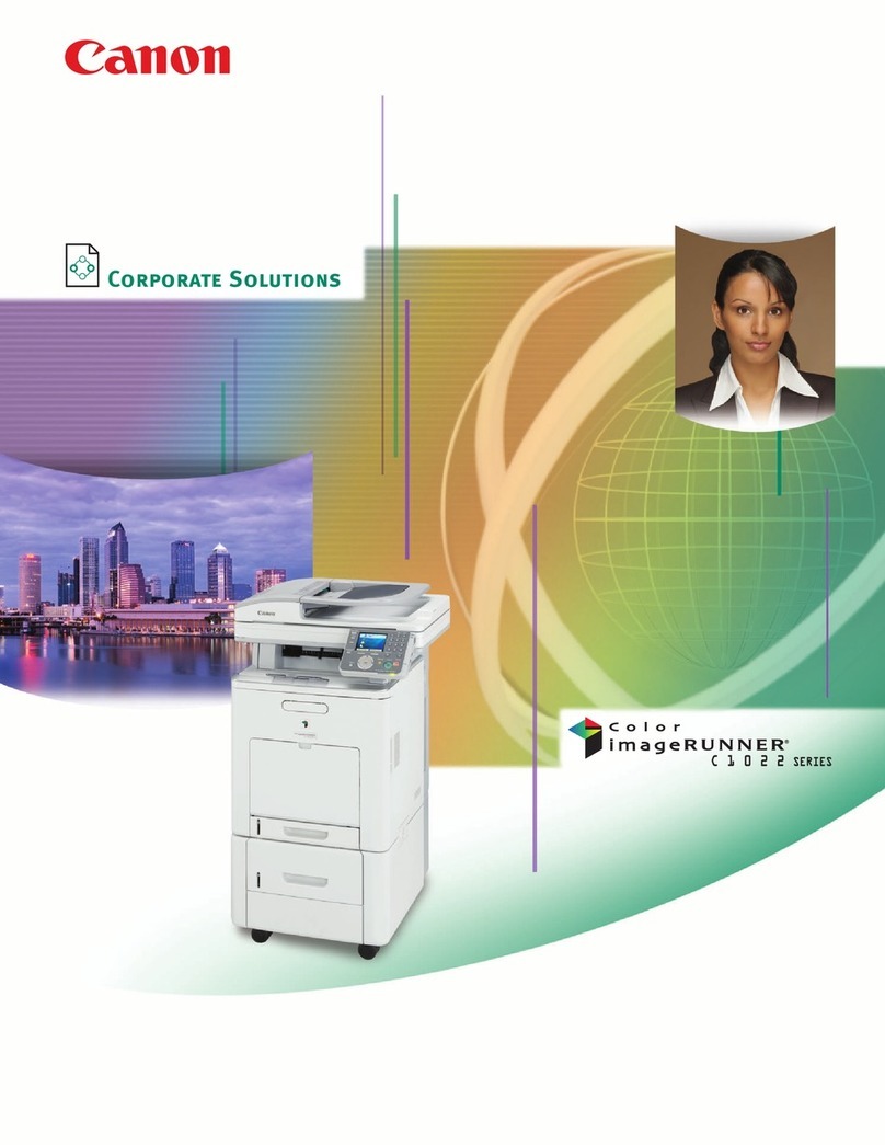 Canon Color imageRUNNER C1022 User manual