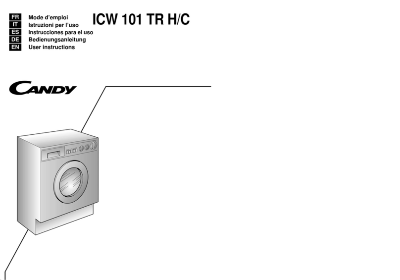 Candy ICW 101 TR H/C User instructions
