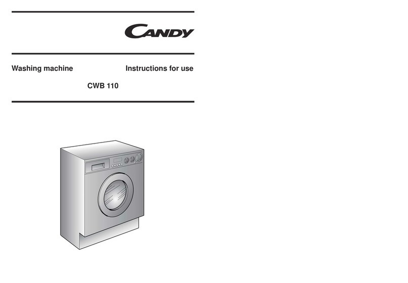 Candy CWB 110 User manual Candy CWB 110 User manual