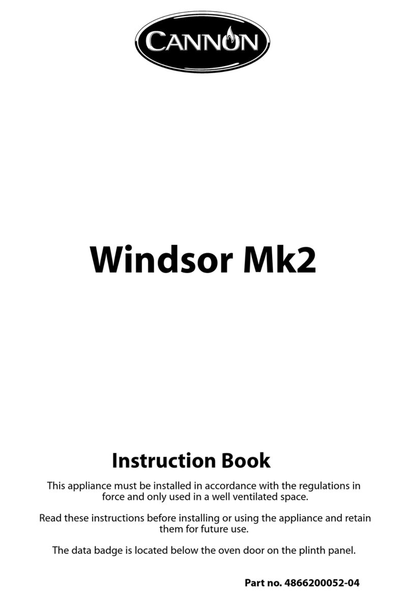 Cannon Windsor Mk2 10295G User manual