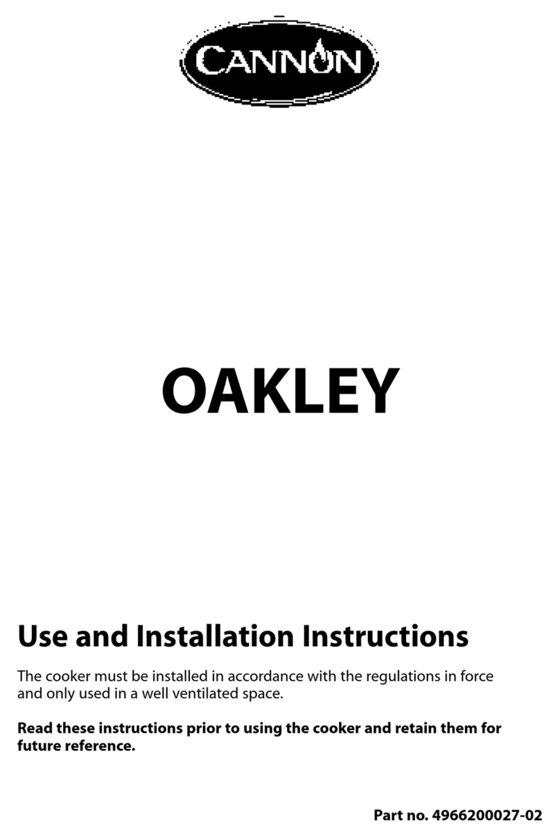 Cannon OAKLEY 10510G Technical manual