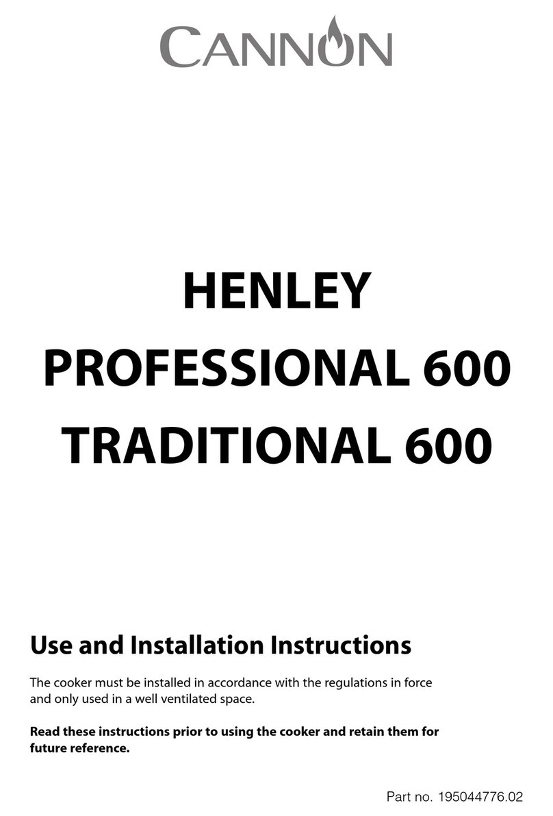 Cannon HENLEY 10475G Technical manual
