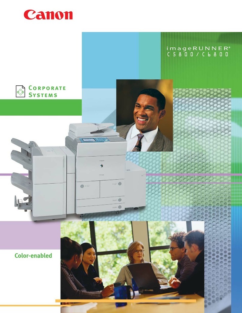 Canon imageRUNNER C5800 User manual