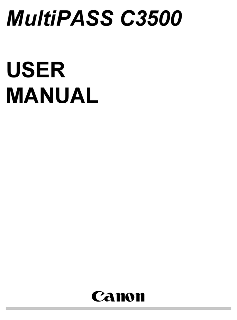 Canon MultiPASS C3500 User manual