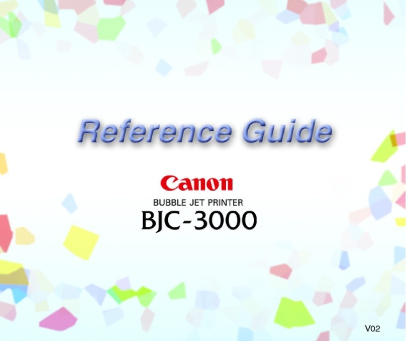 Canon BJC-3000 Series User manual