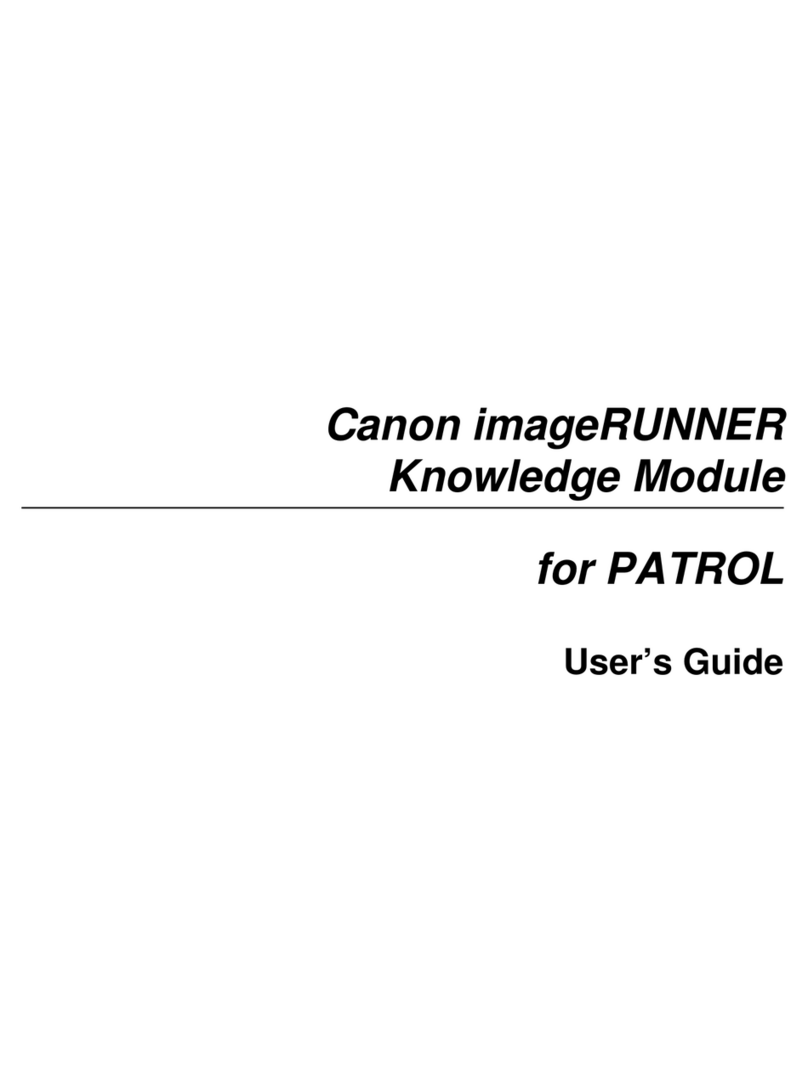 Canon imageRUNNER User manual