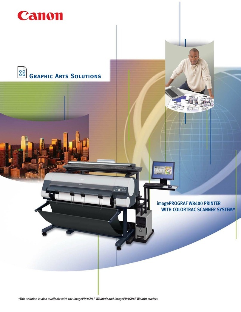 Canon imagePROGRAF W8400 Brochure & specs
