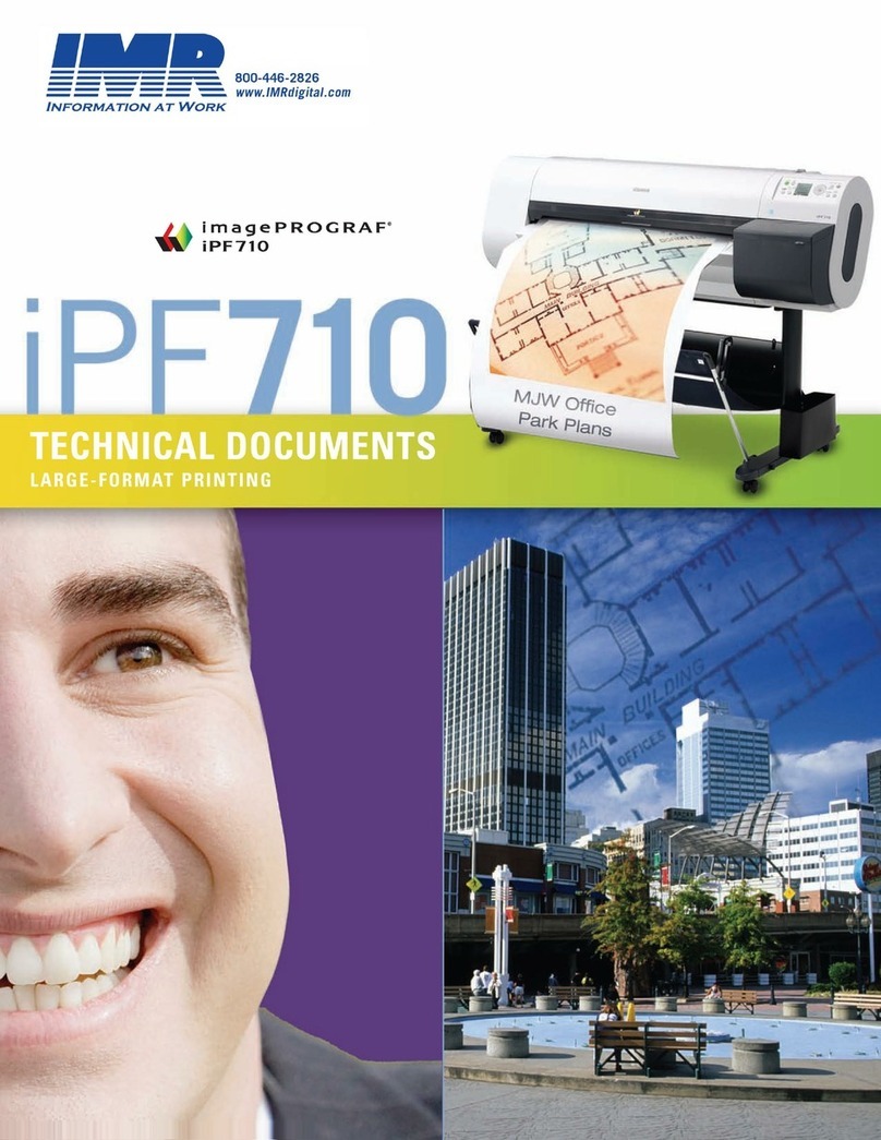 Canon iPF710 - imagePROGRAF Color Inkjet Printer User manual