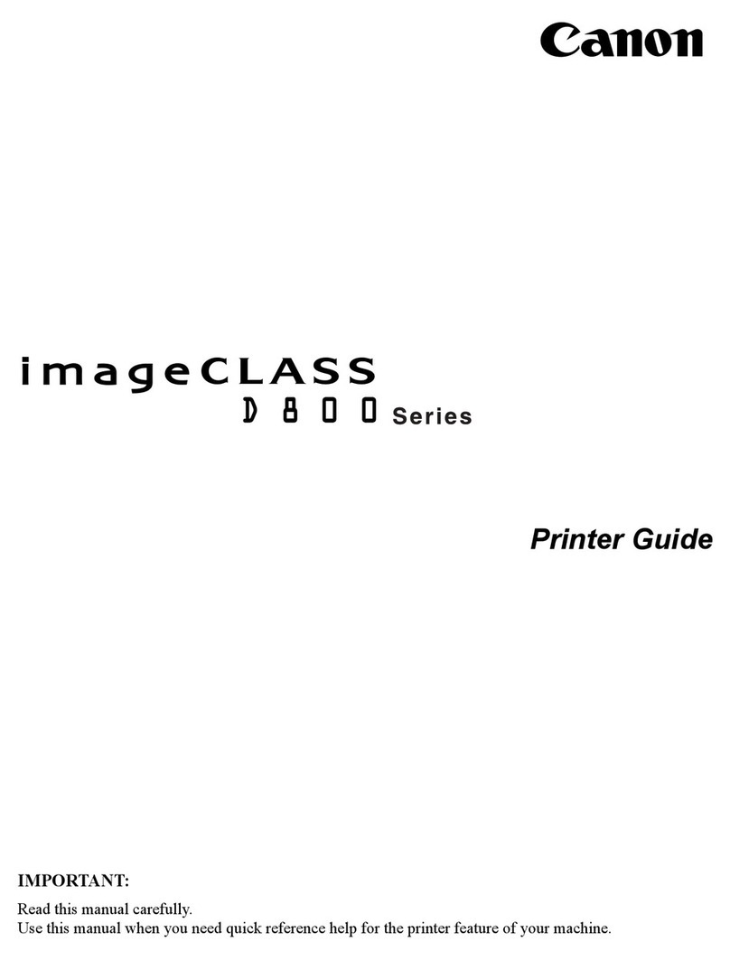 Canon imageCLASS D800 Series User manual Canon imageCLASS D800 Series User manual