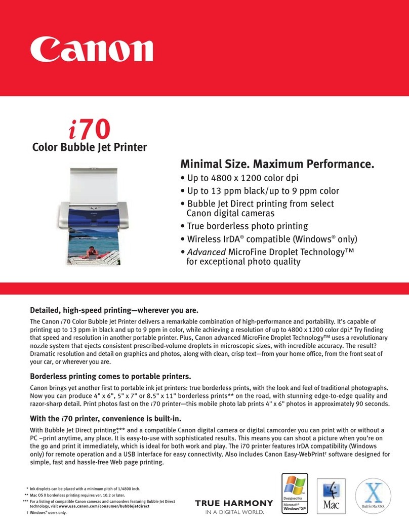 Canon i70 Series User manual