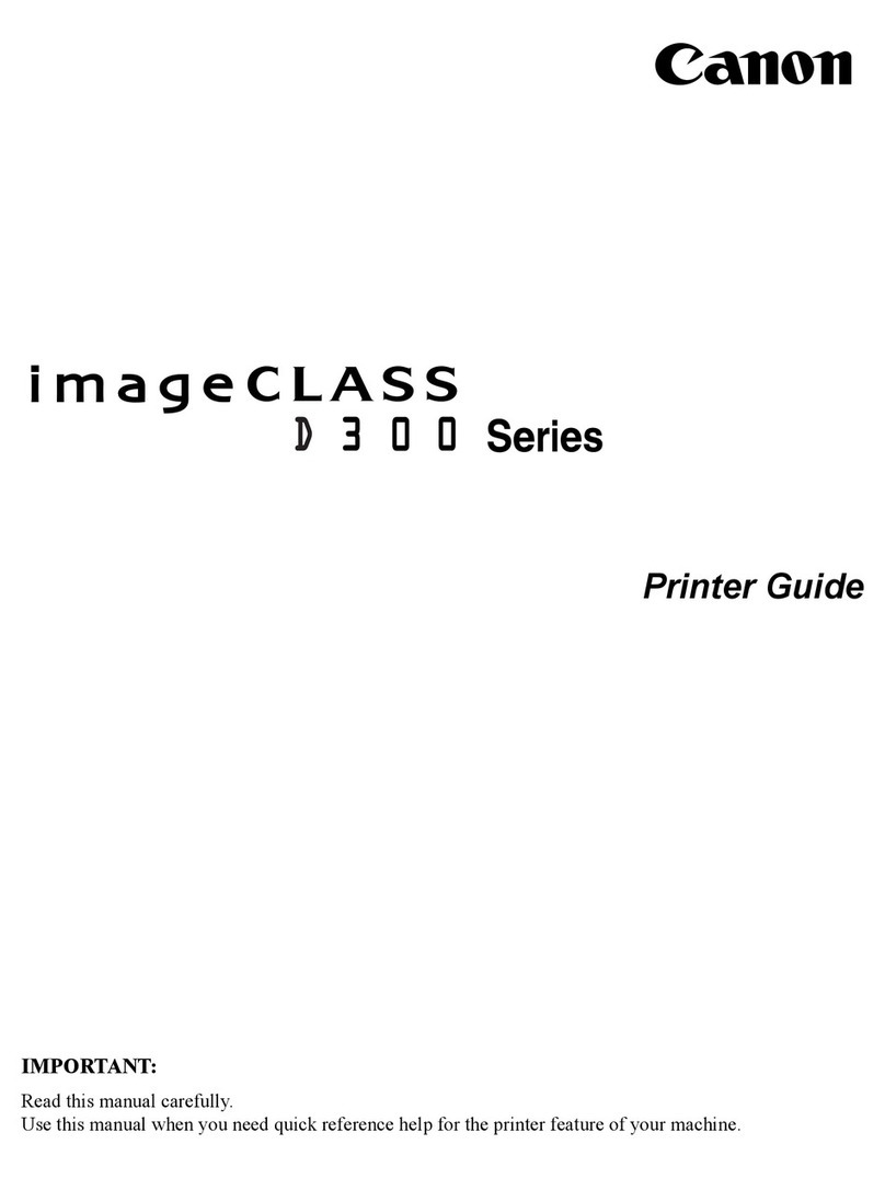 Canon imageCLASS D300 Series User manual Canon imageCLASS D300 Series User manual