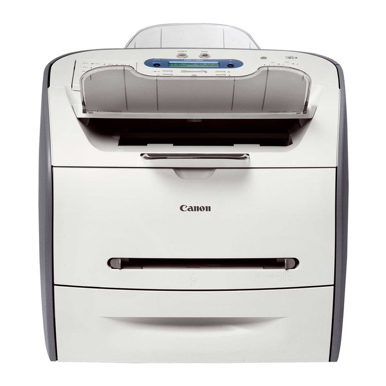 Canon FAX L380S User manual Canon FAX L380S User manual