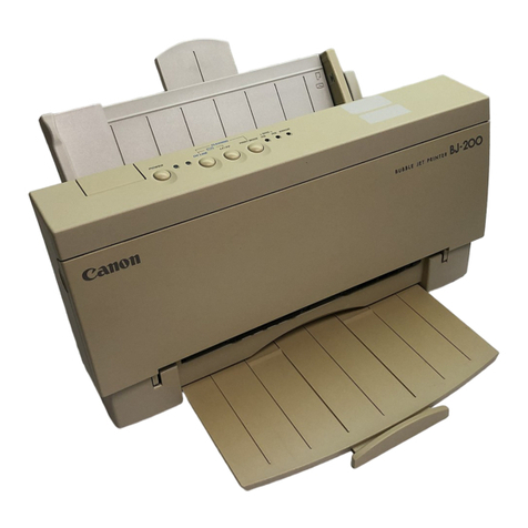 Canon BJ-200E User manual