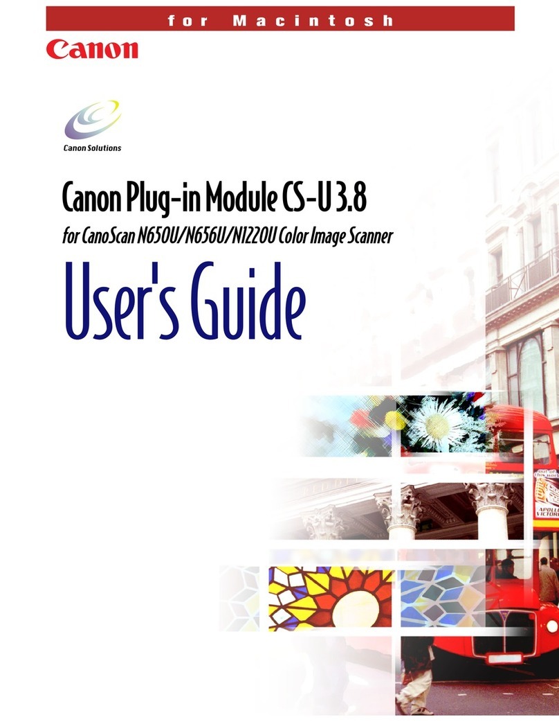 Canon CANOSCAN N1220U User manual