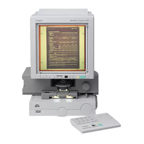Canon Microfilm Scanner 350II User manual