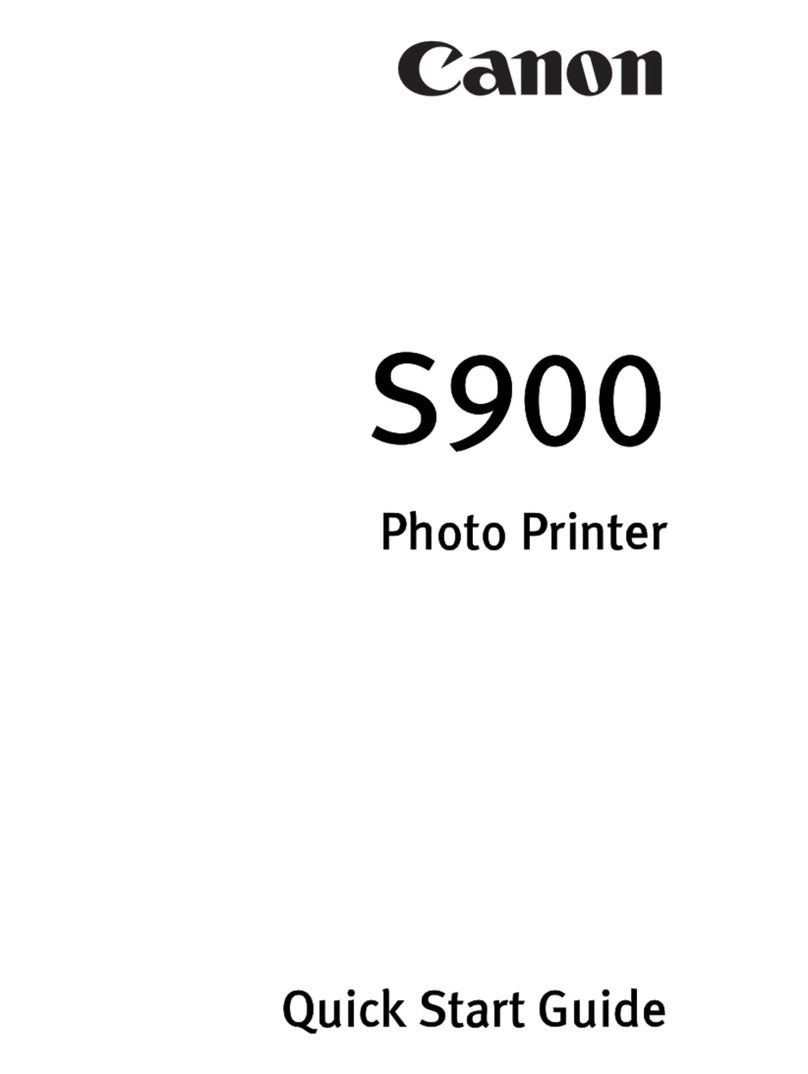Canon S900 quick start guide