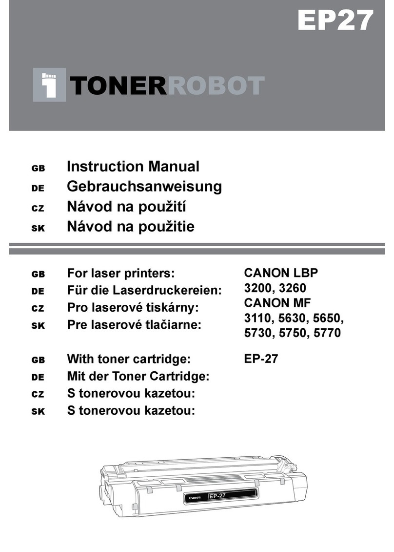 Canon TonerRobot EP-27 instruction manual