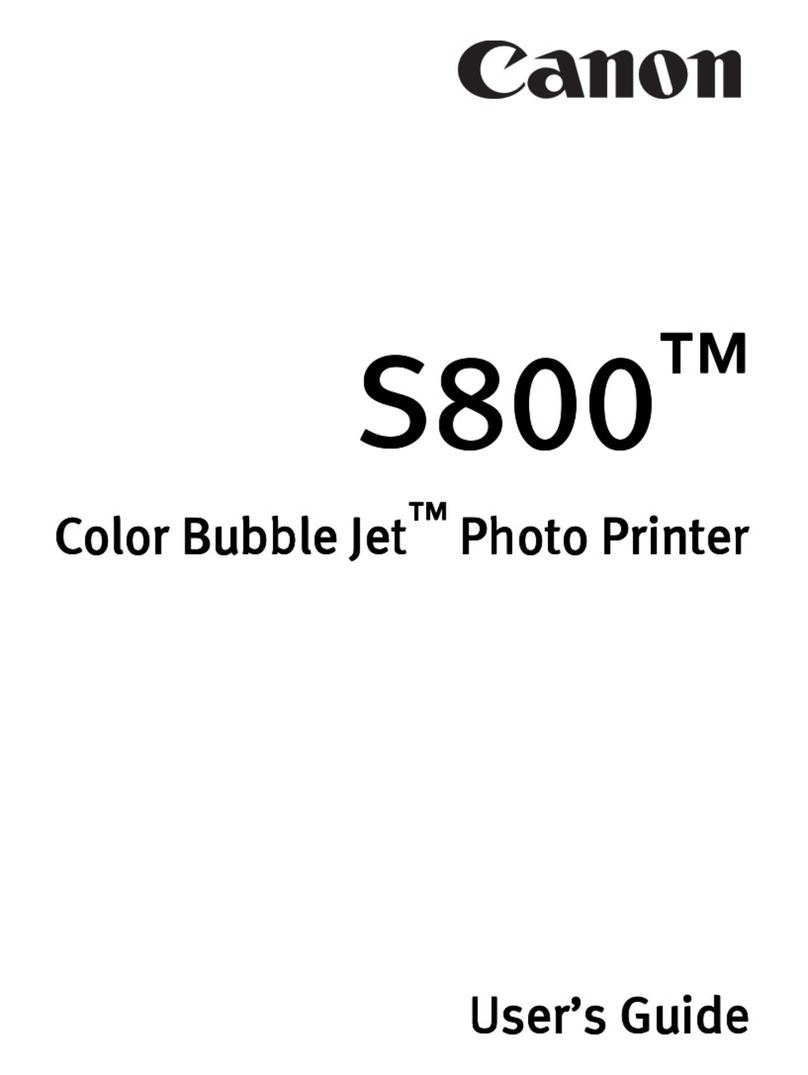 Canon S800 User manual