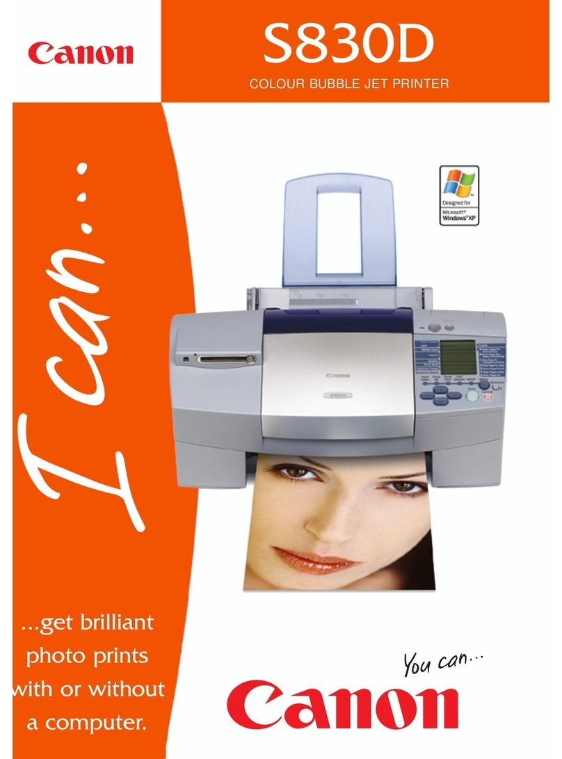 Canon S830D User manual