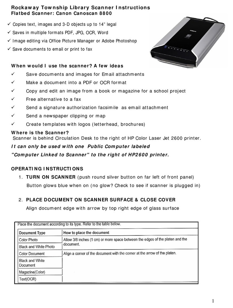 Canon Canoscan 8800 User manual