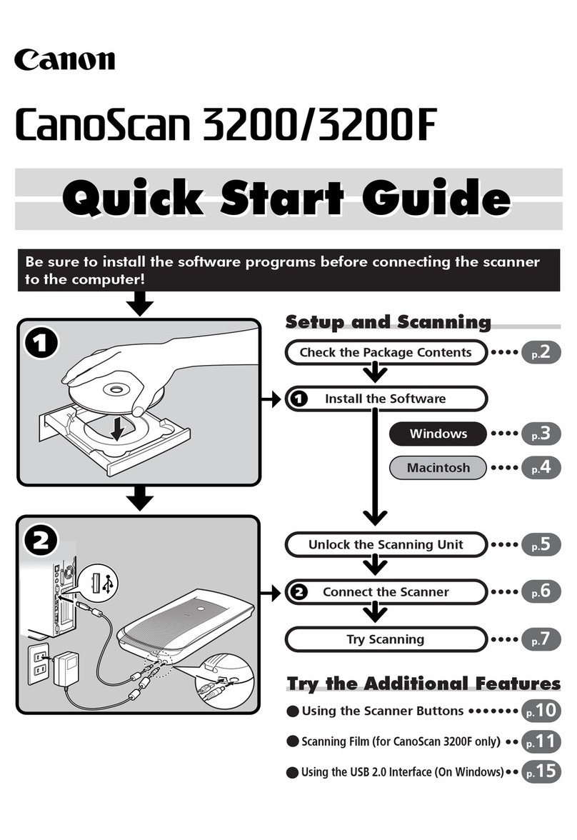 Canon CanoScan 3200 User manual