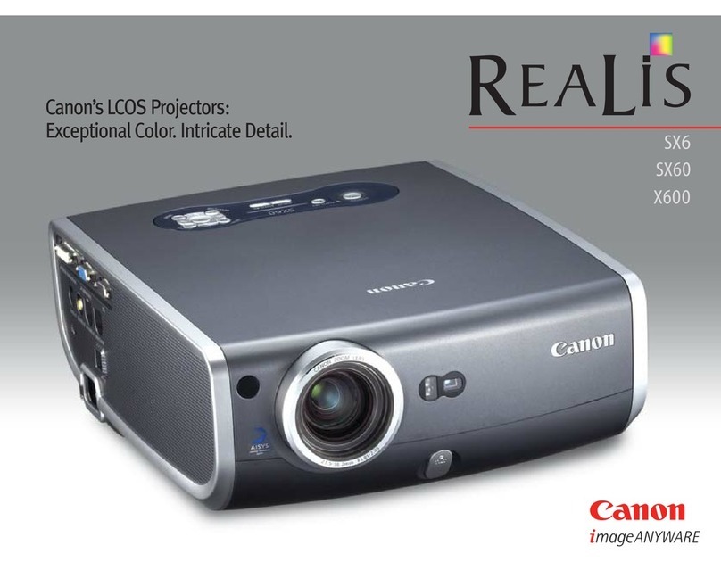 Canon RealIS SX6 Brochure & specs
