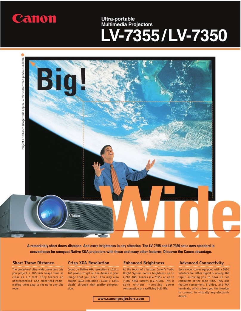 Canon LV-7350 User manual