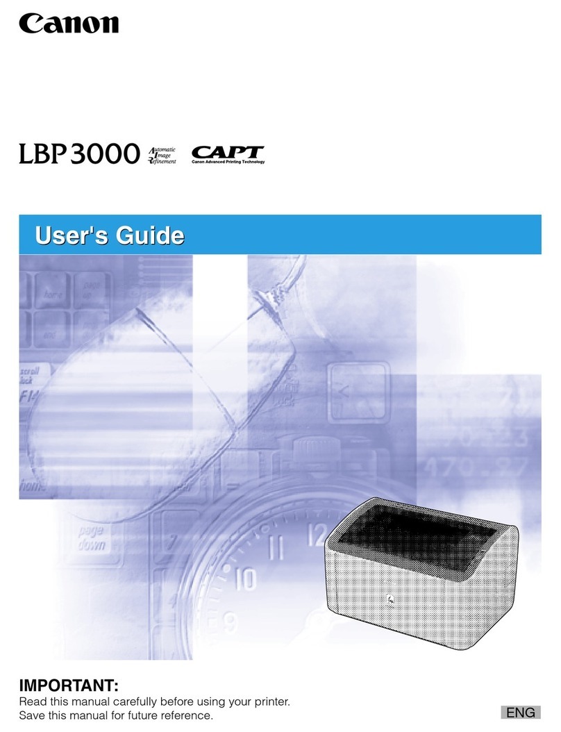 Canon LBP-3000 User manual Canon LBP-3000 User manual