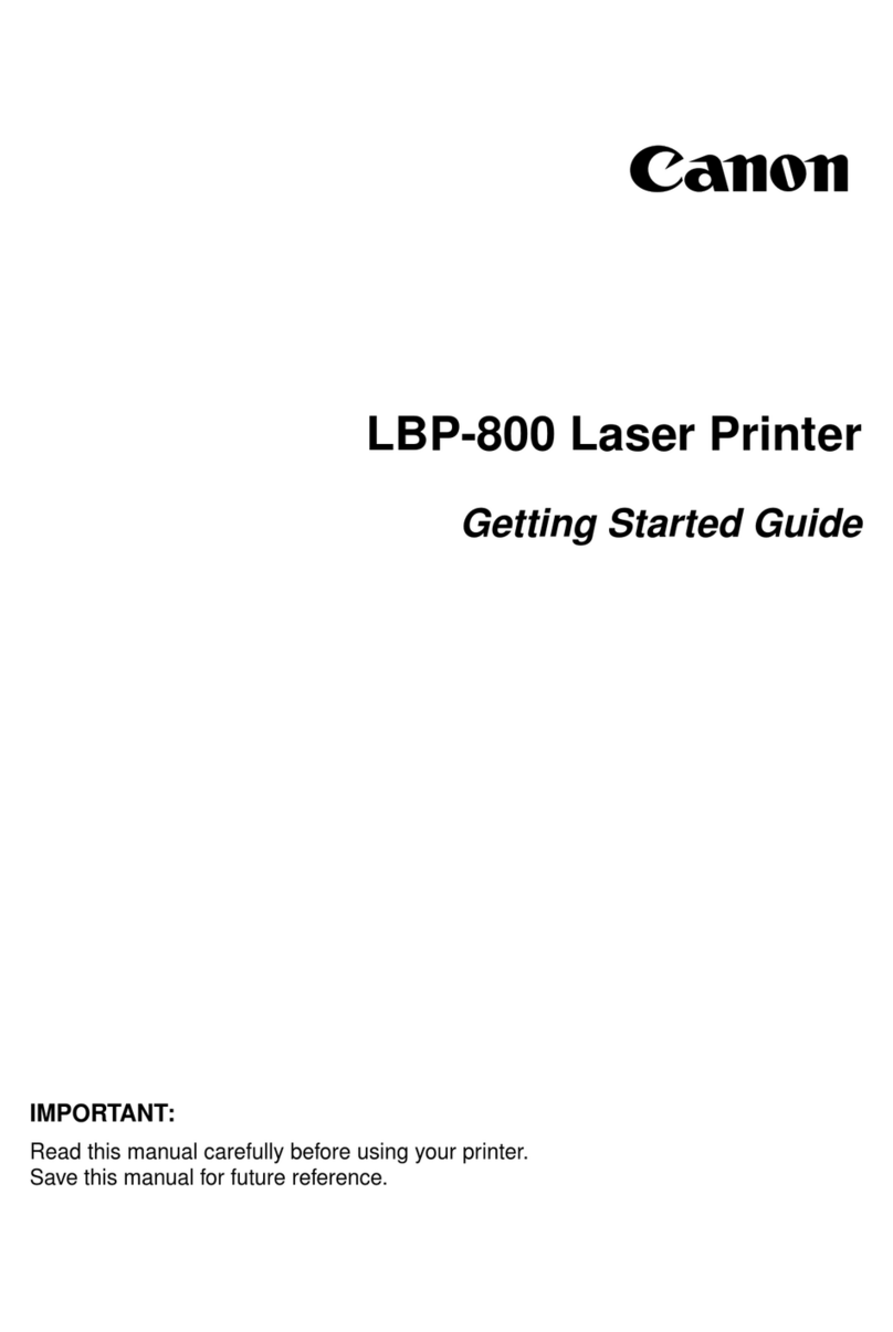 Canon LBP-800 User manual