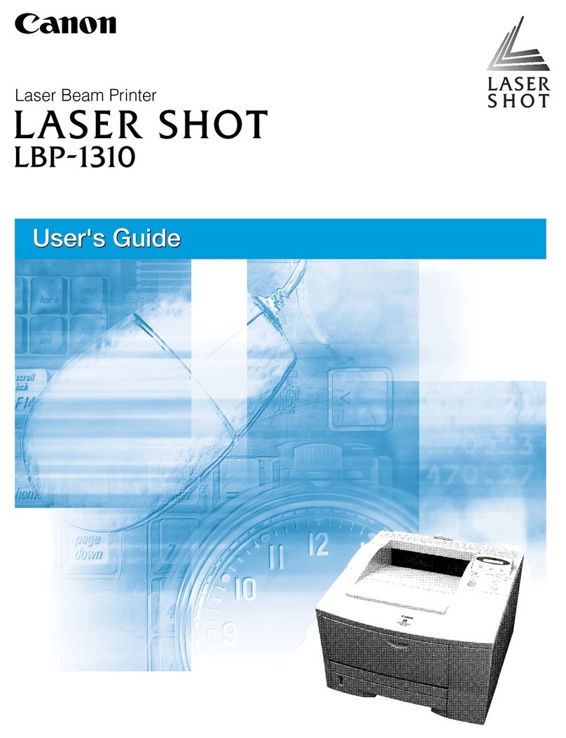 Canon Laser Shot LBP-1310 User manual Canon Laser Shot LBP-1310 User manual