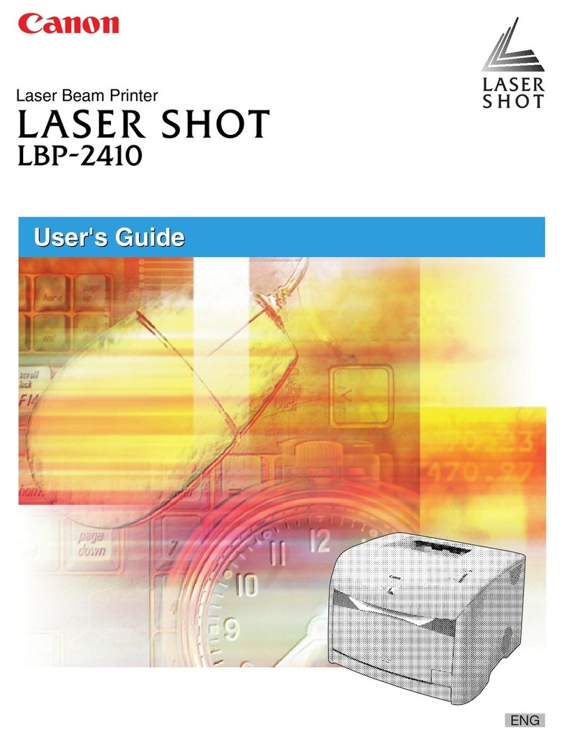 Canon LASER SHOT LBP-2410 User manual Canon LASER SHOT LBP-2410 User manual