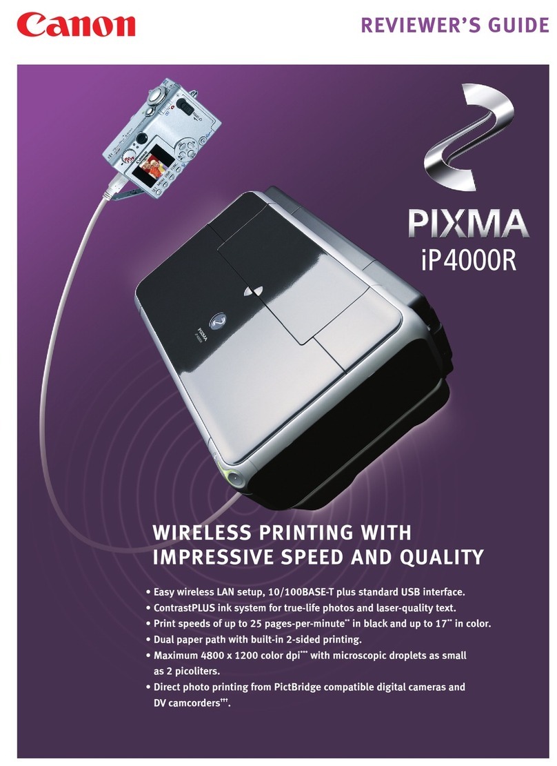 Canon PIXMA iP4000R Series User manual