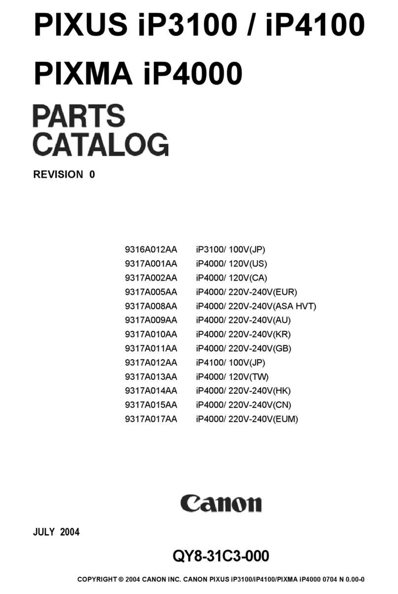Canon PIXUS IP3100 Instruction Manual