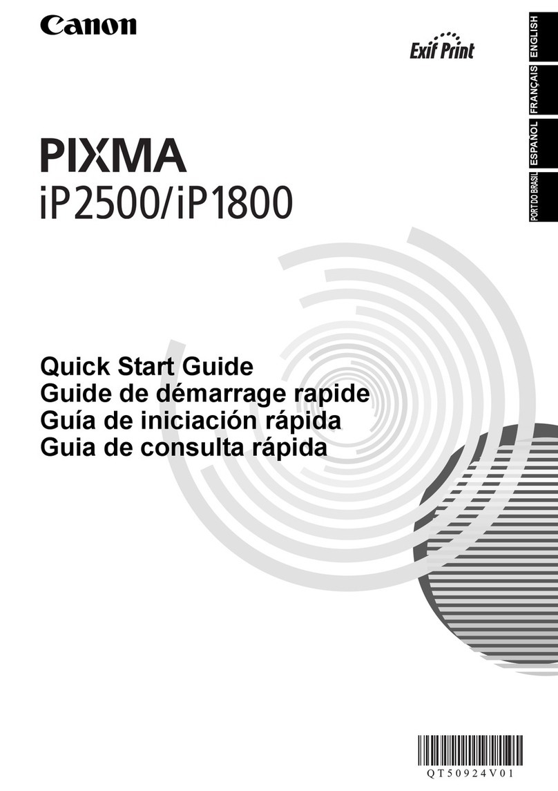 Canon iP1800 - PIXMA Color Inkjet Printer User manual