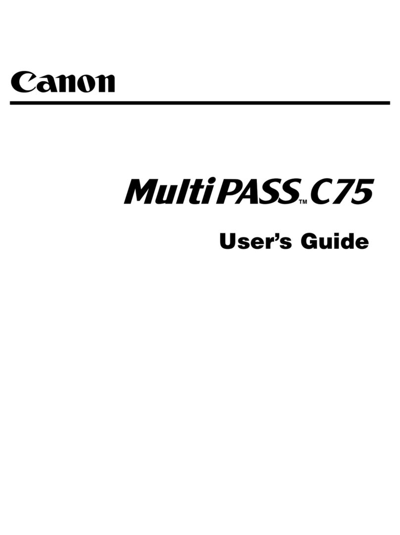 Canon MULTIPASS C75 user guide