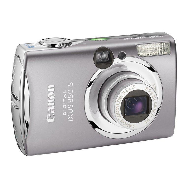 Canon Digital IXUS 850 IS User manual