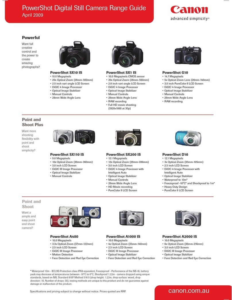 Canon PowerShot SX10 IS Manual